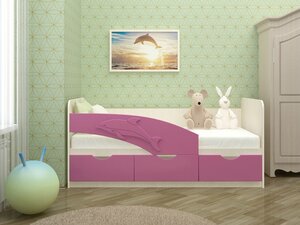 Детская кровать Дельфин (80х160) 933453 Шатура Черноголовка
