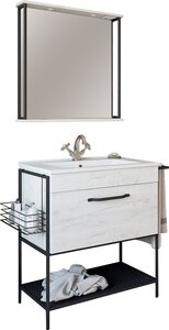 Мебель для ванной Sanflor Бруклин 75 (тумба с раковиной + зеркало)