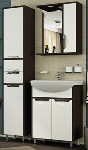 Мебель для ванной Francesca Версаль 60 (тумба с раковиной + зеркало)