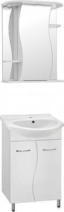 комплект (гарнитур) Мебель для ванной Style Line Эко Стандарт №12 55 белая
