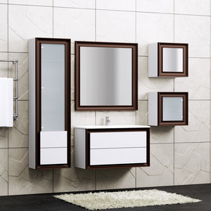 Мебель для ванной Opadiris Капри 90 (Тумба с раковиной + зеркало)