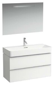 комплект (гарнитур) Мебель для ванной Laufen Space 95 см белая матовая
