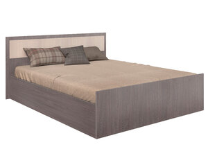 Двуспальная кровать BTS Кровать Фиеста Темное-cветлое дерево ,160х200 см 933817