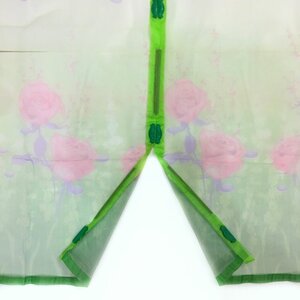 Дверная антимоскитная сетка с рисунком на 7 магнитах-птичках, 100х210 см, цвет зелёный 935781