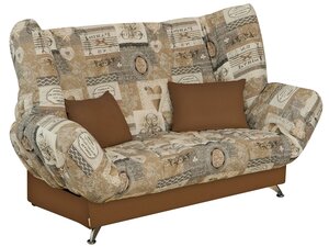 Прямой диван Первый Мебельный Диван Барбара Коричневый 937351