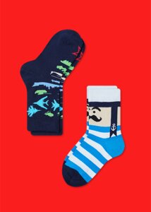 Цветные носки и колготки JNRB Носки детские (2 пары) Морячок для девочек