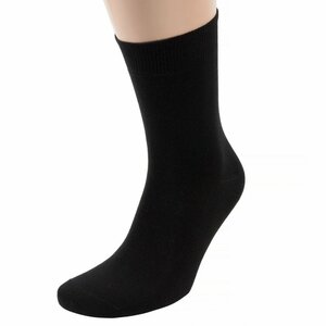 Носки хлопковые черные, размер 29 (43-44) 939415