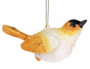 Новогоднее украшение птичка, пластик, 8 см, Nord Trade Co 939305