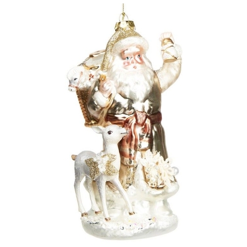 Елочная игрушка Goodwill Санта с олененком 17 см (TR 24544) 939131
