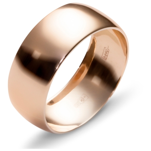 Эстет Обручальное кольцо из красного золота 01О010139