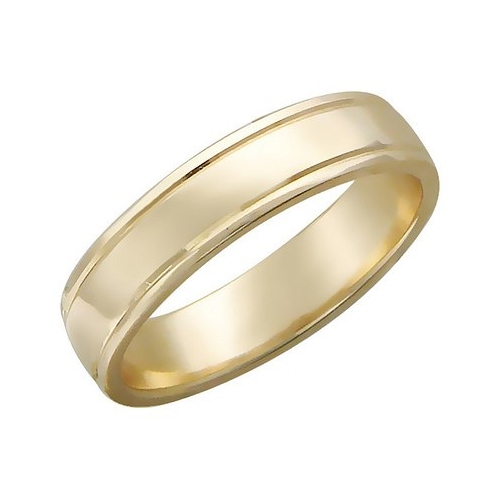 Эстет Обручальное кольцо из красного золота 01О710235