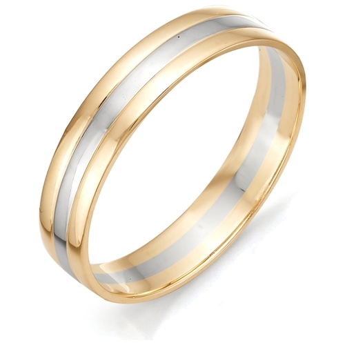 АЛЬКОР Обручальное кольцо из красного золота 1-00056