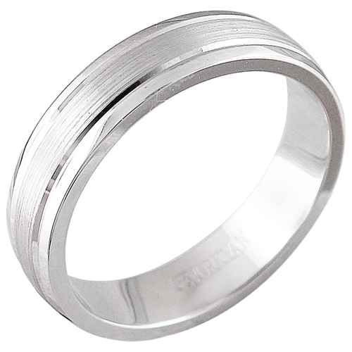 Эстет Обручальное кольцо из белого золота 01О020362