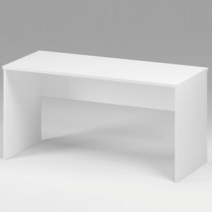 Офисный стол белого цвета СТ-42 140/60/76 942505