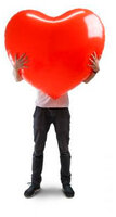 Шар-гигант Сердце 100 см. 941787