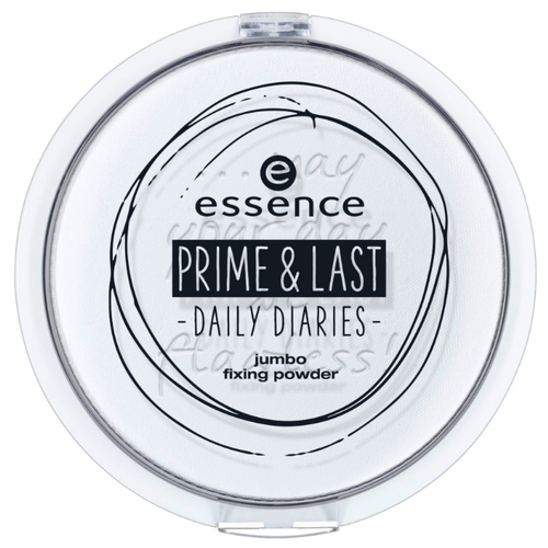 Essence Пудра рассыпчатая Prime  amp; Last Daily Diaries Jumbo Fixing Powder