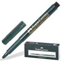 Ручка капиллярная Faber-Castell Finepen 1511, корпус зеленый, толщина письма 0,4 мм, черная