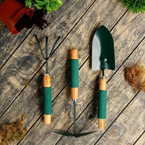 Набор садового инструмента, 3 предмета: