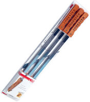 Набор шампуров Forester 55см в блистере (6шт), с деревянными ручками RZ-60WB 969461