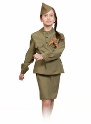 Костюм военный детский для девочки