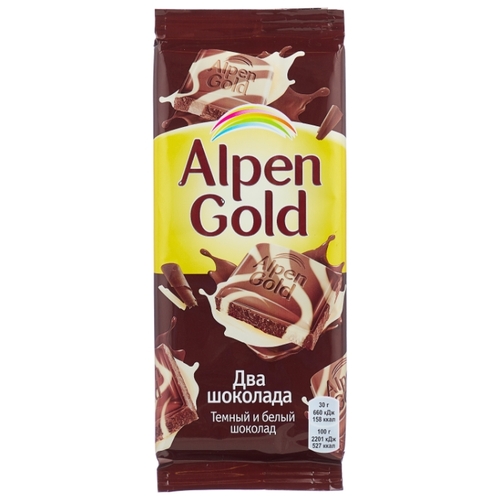 Шоколад Alpen Gold Два Шоколада Глобус Саларьево