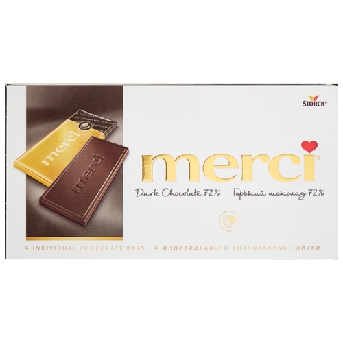 Шоколад Merci горький порционный 971661 Билла 