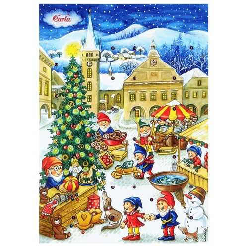 Шоколад Carla Календарь рождественский, молочный 971681