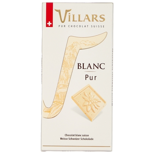 Шоколад Villars White Pure белый с ванилью