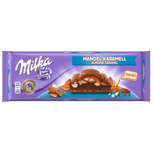 Шоколад Milka молочный с миндалем