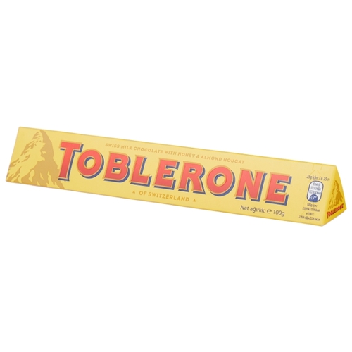 Шоколад Toblerone молочный с медом и миндальной нугой 971548