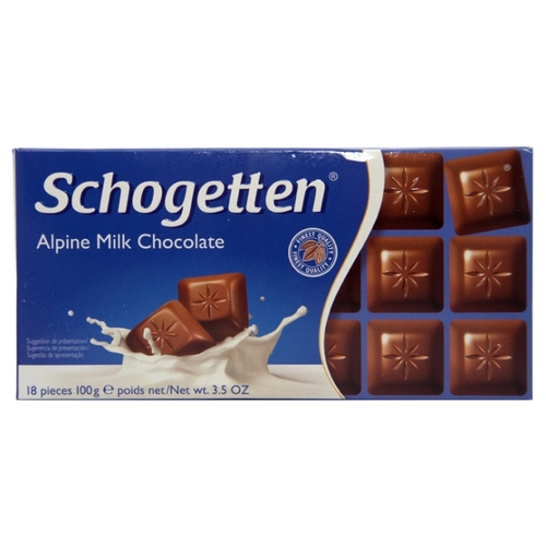 Шоколад Schogetten Alpine Milk альпийский Вкусвилл Шатура