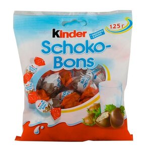 Конфеты Киндер Choco-Bons молочный шоколад, 125 971934
