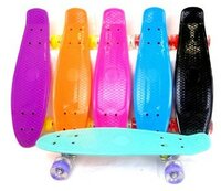 Next Скейтборд пластиковый со светящимися