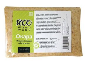 Пищевой соевый обогатитель Окара (200 гр) ЯСО