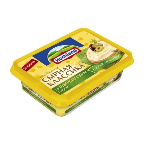 Сыр Hochland плавленый сырная классика со швейцарским сыром 50% 957216