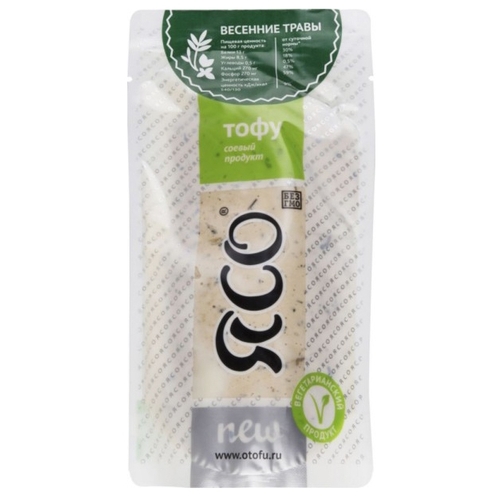 Сырный продукт ЯСО Весенние травы Тофу вегетарианский 957171