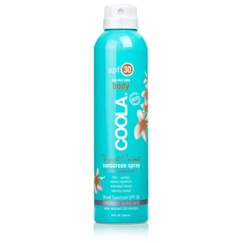COOLA Солнцезащитный спрей для тела Тропический кокос SPF 30