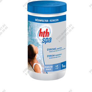 Таблетки брома для SPA 1 кг HTH. Химия для бассейна 958723