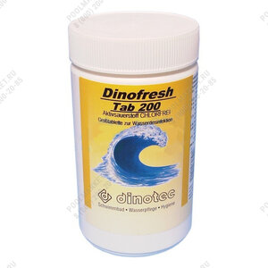 Dinofresh TAB 200 Dinotec 1 кг. Химия для бассейна