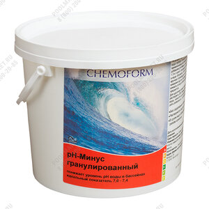 рН-минус гранулированный Chemoform, 5 кг. Химия для бассейна 958807