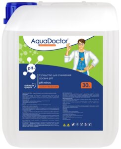 Жидкий pH минус для бассейна Aquadoctor 30 л (канистра) 958817