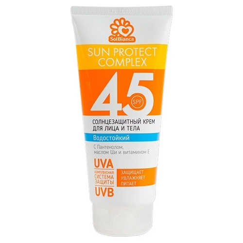 SolBianca Sun Protect Complex солнцезащитный крем для лица и тела SPF 45