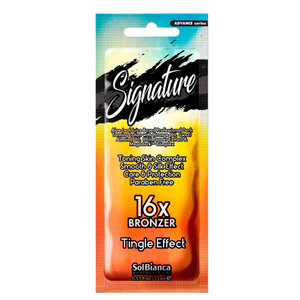 Средства для загара Sol Bianca Signature - Крем для загара в солярии с маслом апельсина и миндаля, 15 мл