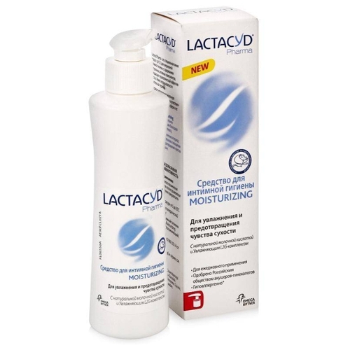 Lactacyd Средство для интимной гигиены Pharma Moisturizing, 250 мл