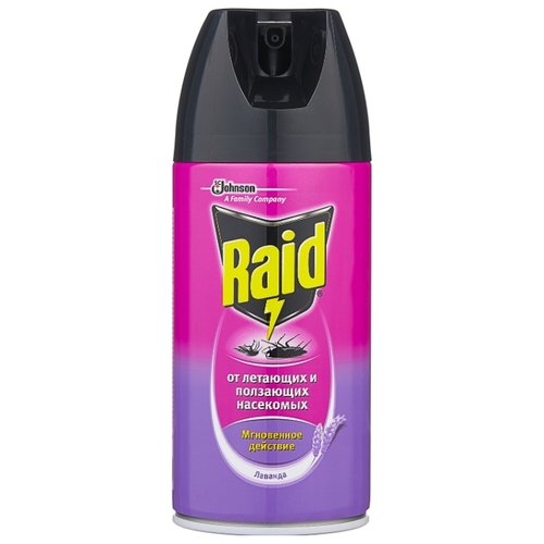Аэрозоль Raid от ползающих и летающих насекомых с запахом лаванды 959513