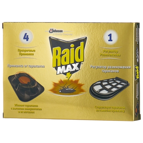 Приманка Raid Max от тараканов Рив Гош 