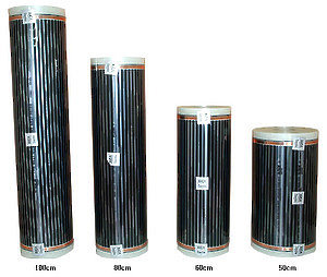 Теплый пол инфракрасный пленочный E amp;S Tec (ширина 50 см.) под ламинат, ковролин, линолеум, электрический мощность 110 Вт на метр погонный для инфракрасного обогрева 962261