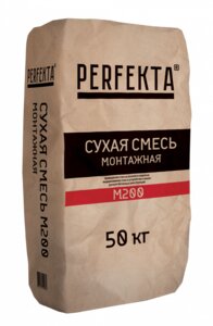 Сухая смесь монтажная Пескобетон М200, 50 кг PERFEKTA арт. 0060 968219