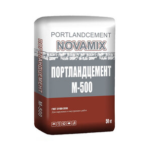 Портландцемент Novamix М-500 40 кг Стройландия 