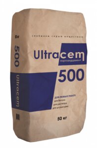 Портланд цемент Ultracem 500, 50 кг PERFEKTA арт. 7000